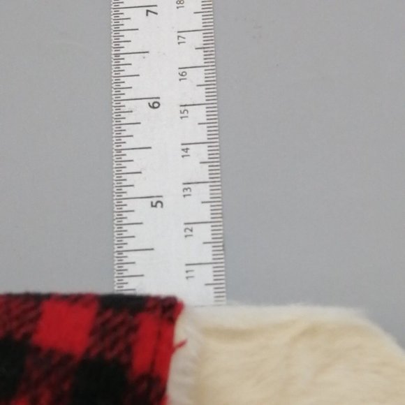 Madden Girl Womans Butterfly Slide Sandal‎ Red Buffalo Check Faux Fur 9.5M NEW - Picture 6 of 9